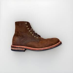 Oak Street Bootmakers Trench Boot Snuff Waxy Mohawk Brown Mens Size 9.5